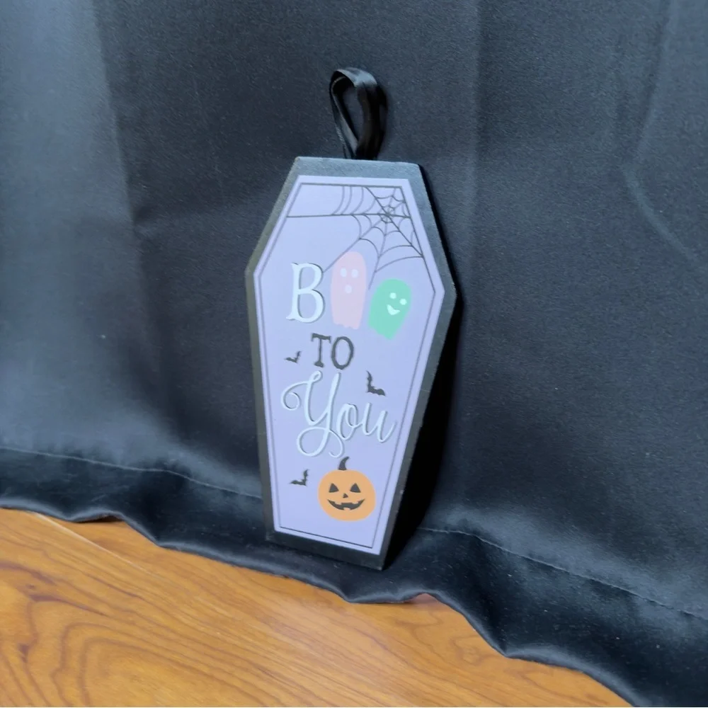 Halloween Coffin Door Hanger Pastel Ashland Michael's BOO TO YOU Decoration